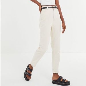 Urban Outfitters Cream Corduroy Jeans Mom Jeans